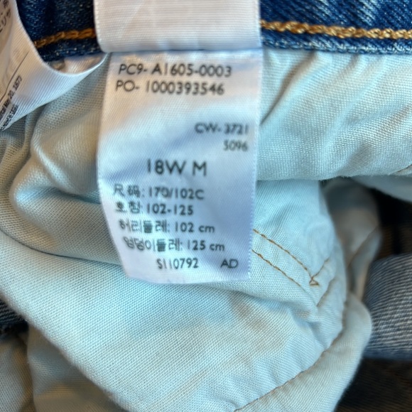 LEVI’S PREMIUM 501® ‘90S WOMEN'S JEANS - Destructed Indigo - Medium Wash - Picture 12 of 16